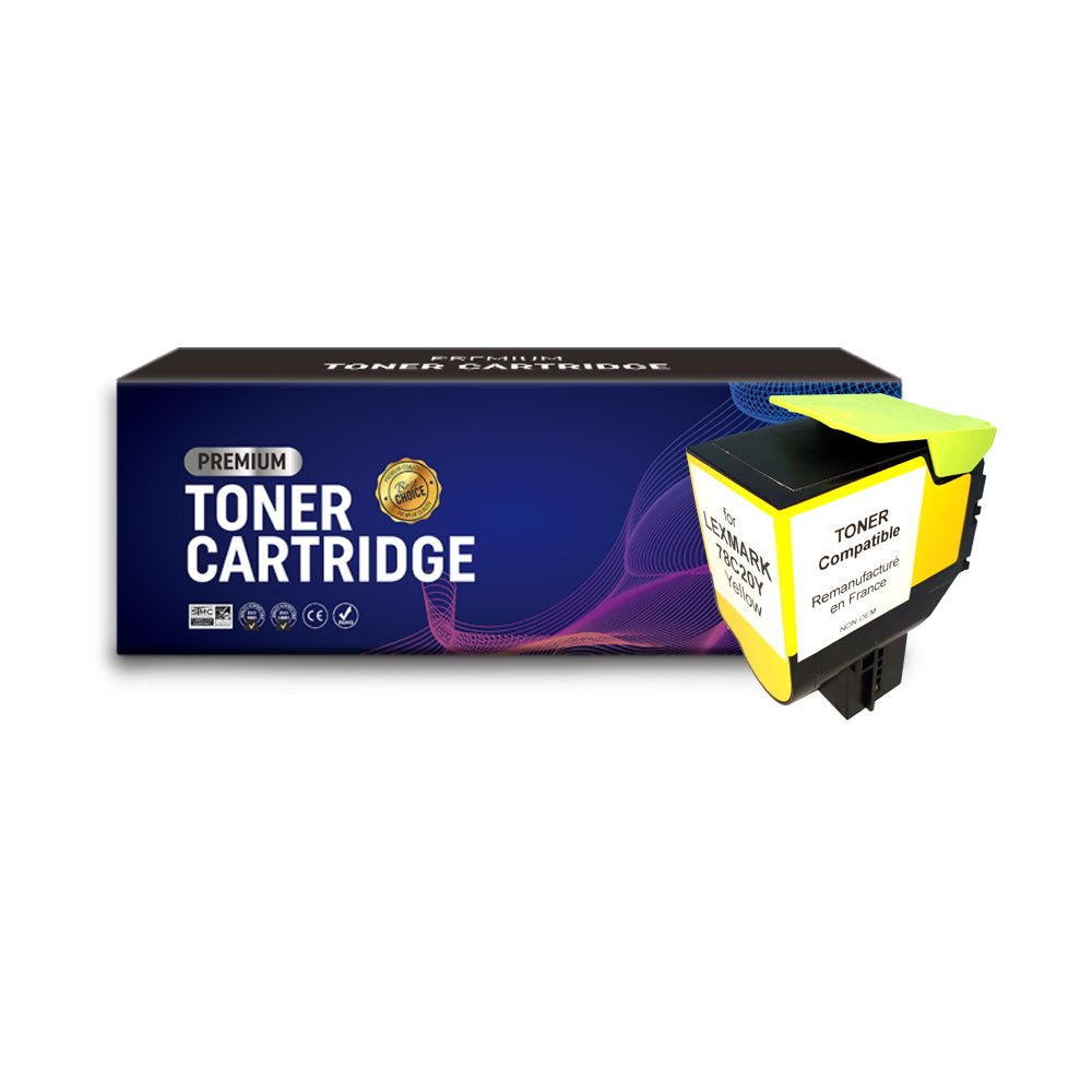 Cartouche de toner Compatible Lexmark 78C20Y0 Jaune 1400pages - KERA FRANCE Cartouche de toner Compatible Lexmark 78C20Y0 Jaune 1400pages - KERA FRANCE